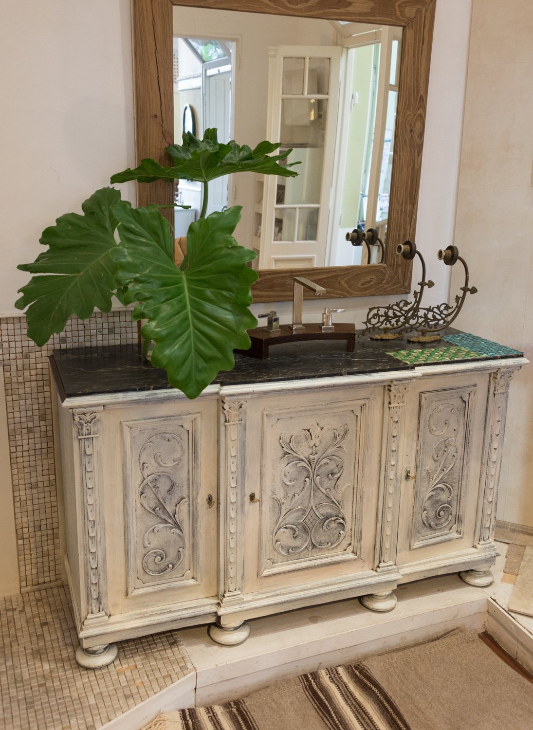 Mueble de baño artesanal